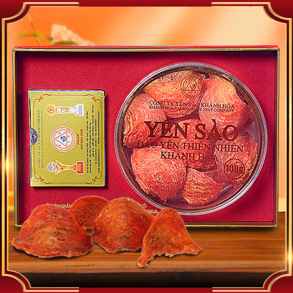 Tổ Yến Huyết Nguyên Chiếc Khánh Hòa 100g(024) Cao Cấp Y007