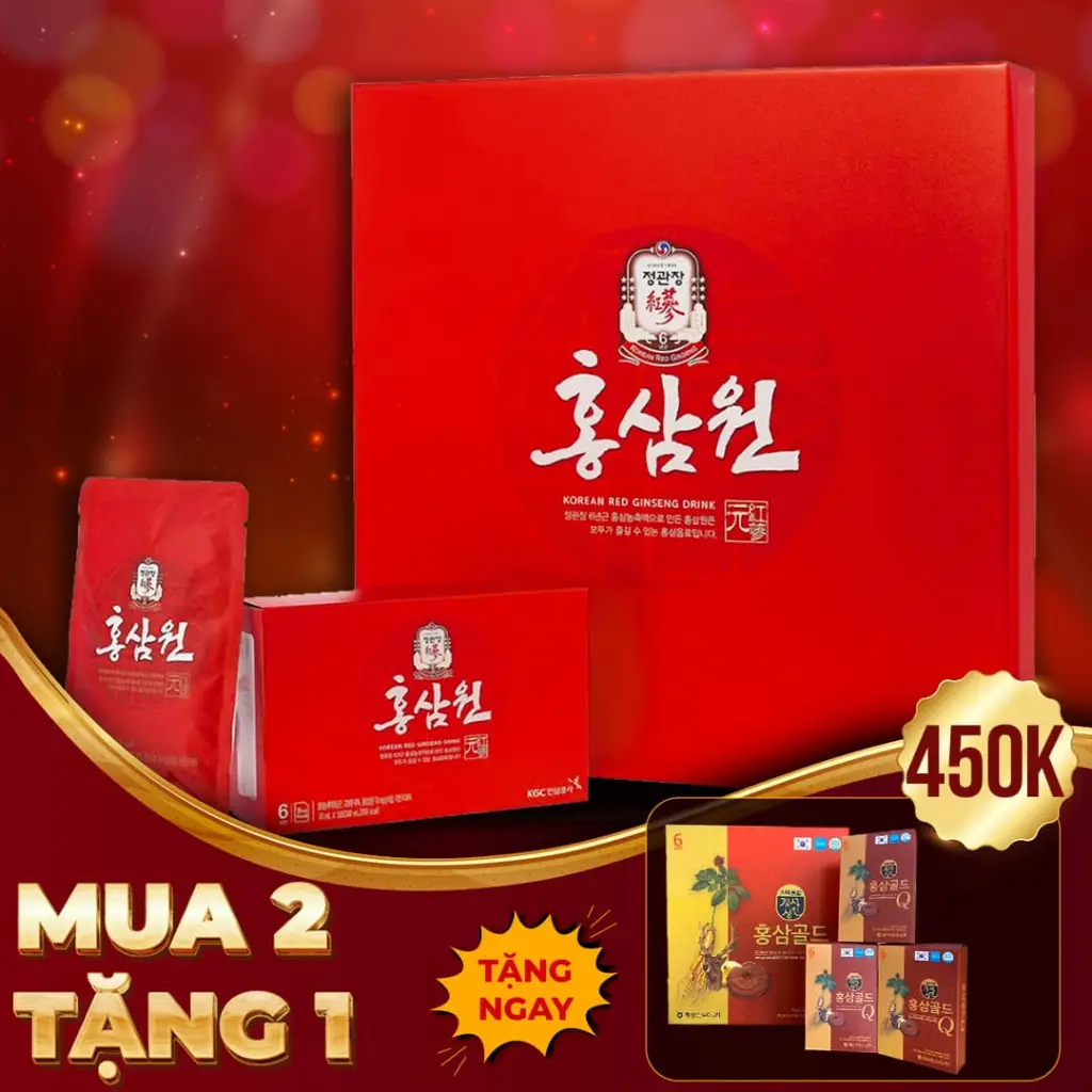 Nước Hồng Sâm Won Chính Phủ KGC Hàn Quốc Hộp 30 Gói x 70ml