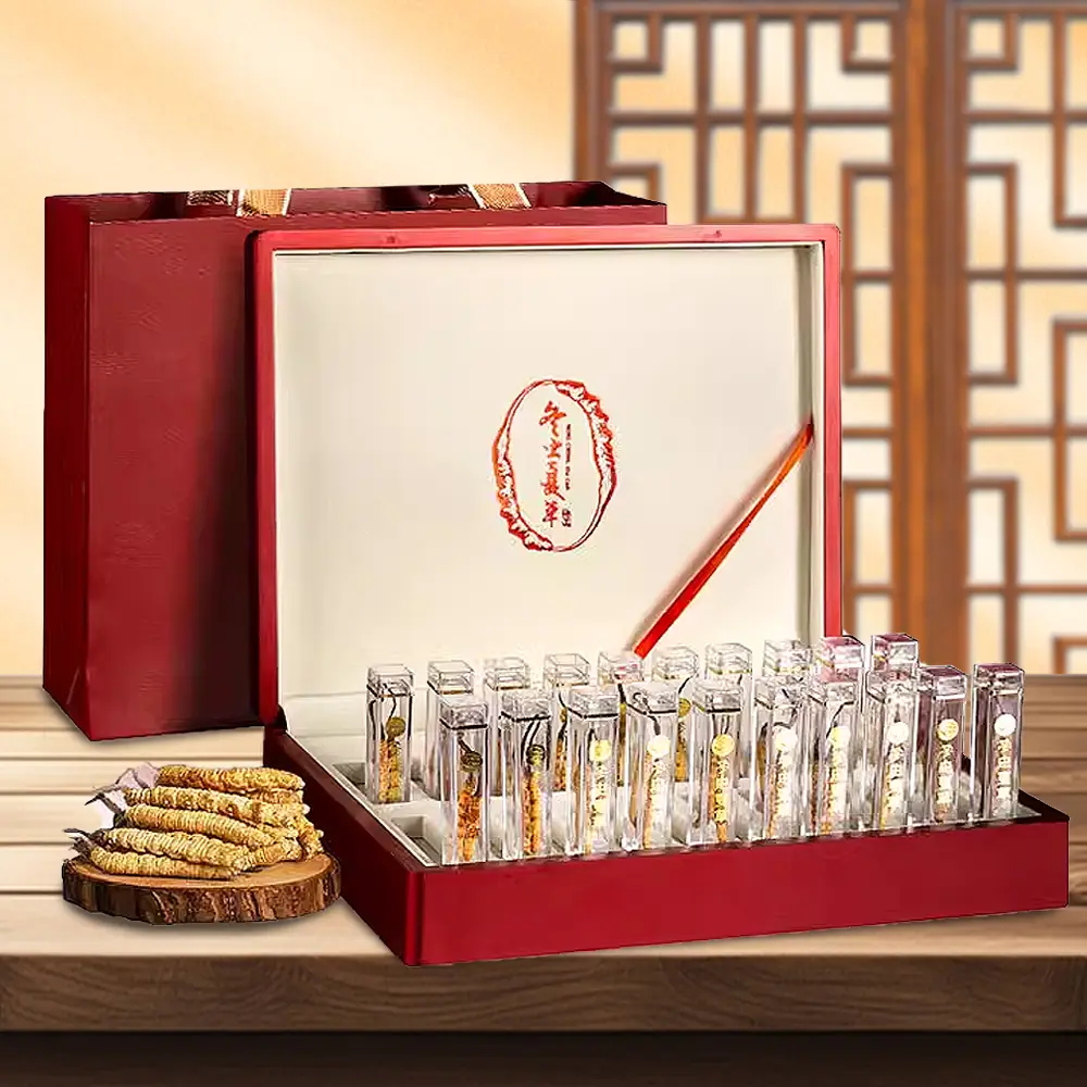 Đông Trùng Hạ Thảo Nguyên Con Đặc Biệt Loại 1 Hộp 20g D300-20V1