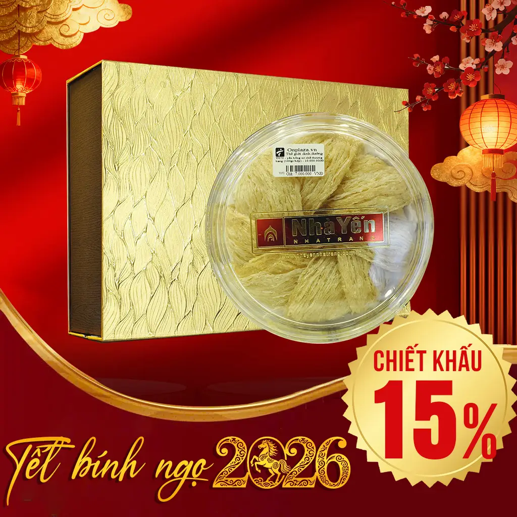 Yến Hồng Sơ Chế Thượng Hạng Hộp 100g Y073