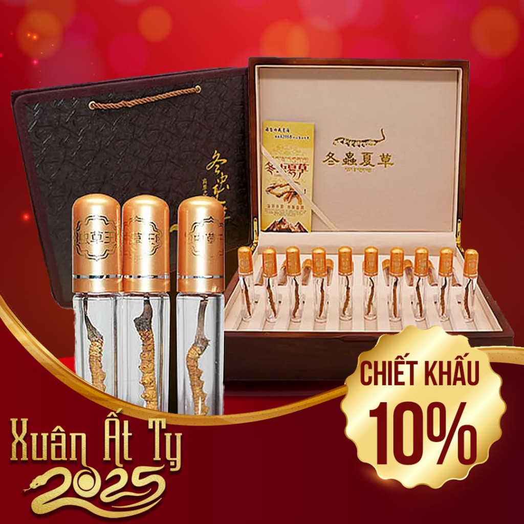 Đông Trùng Hạ Thảo Nguyên Con Tây Tạng 20g/hộp D400-20V1