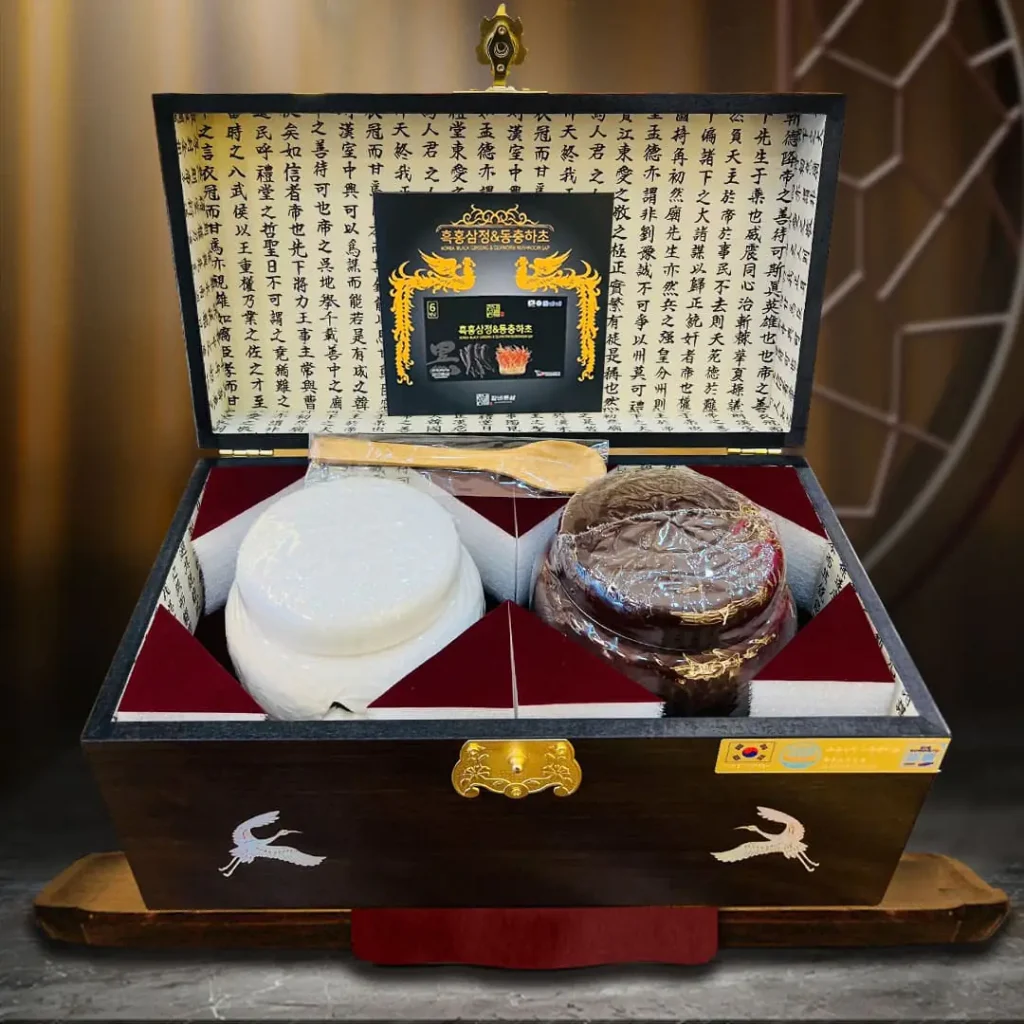 Cao Hắc Sâm Đông Trùng Hũ Đôi IRE Hàn Quốc ( 2 Hũ x 500gr)