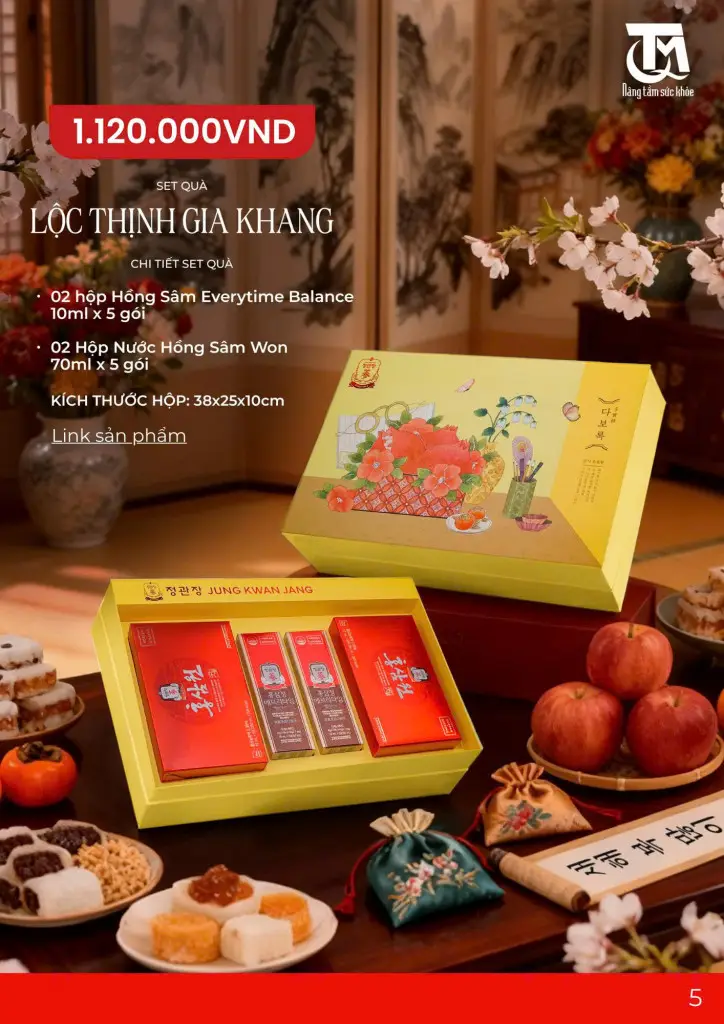 SET QUÀ TẶNG LỘC THỊNH GIA KHANG