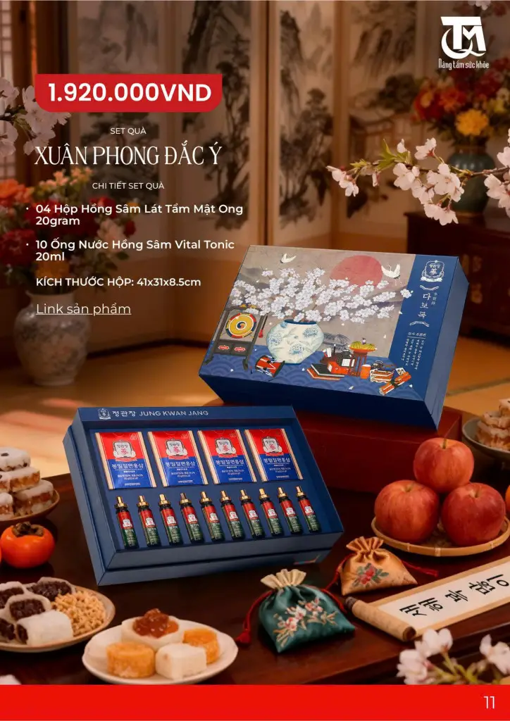 SET QUÀ TẶNG XUÂN PHONG ĐẮC Ý